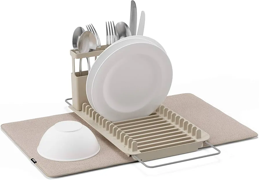 Umbra UDRY Folding Dish Drying Rack and Mat