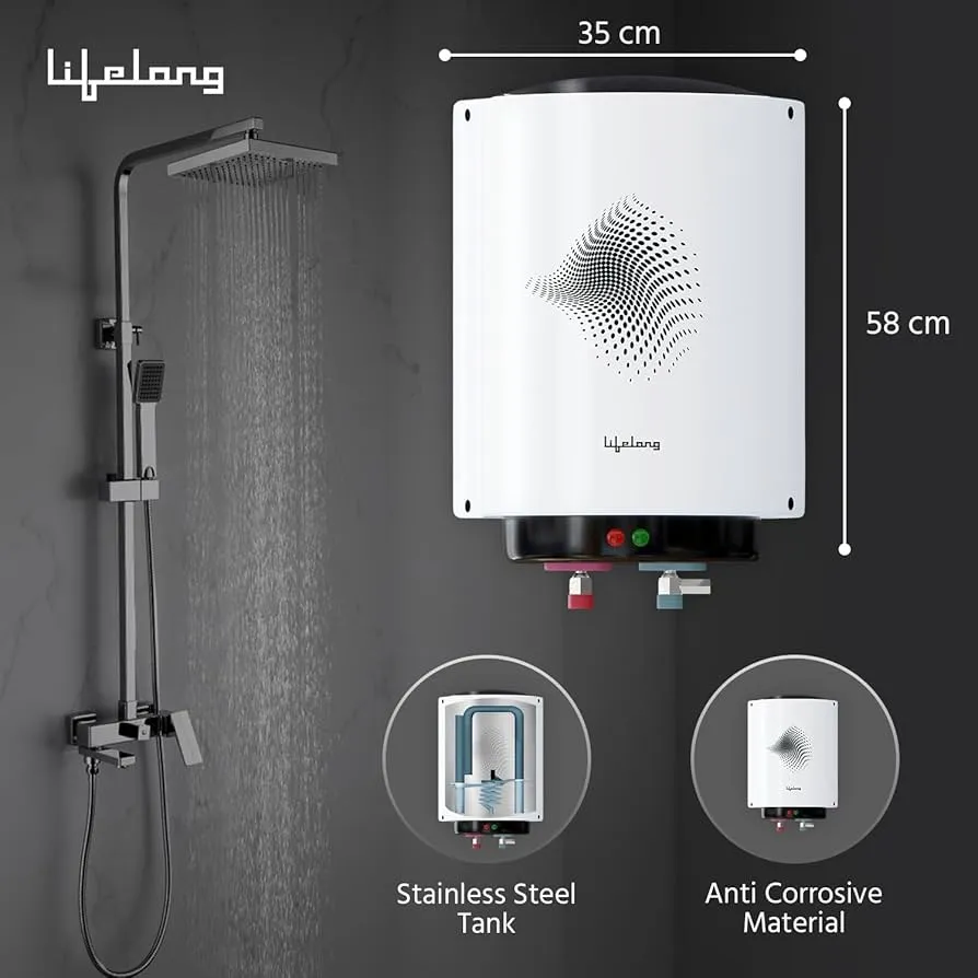Lifelong Flash 25-Litre Vertical Water Heater