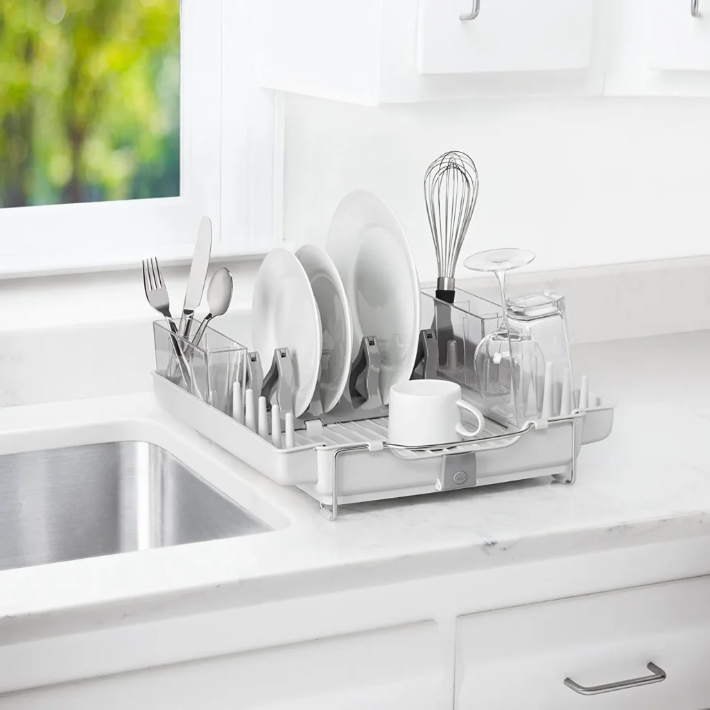 OXO Good Grips Convertible Foldaway Dish Rack