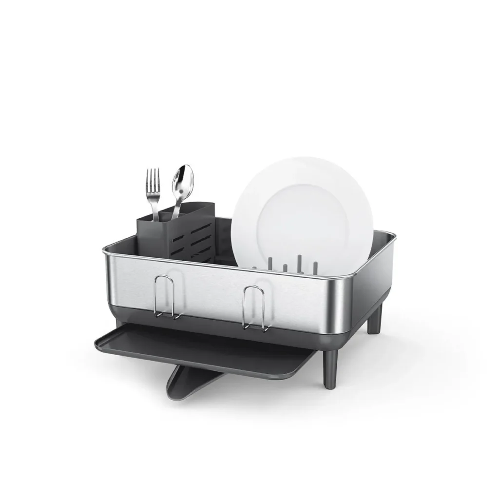 Simplehuman Kitchen Compact Steel Frame Dish Rack