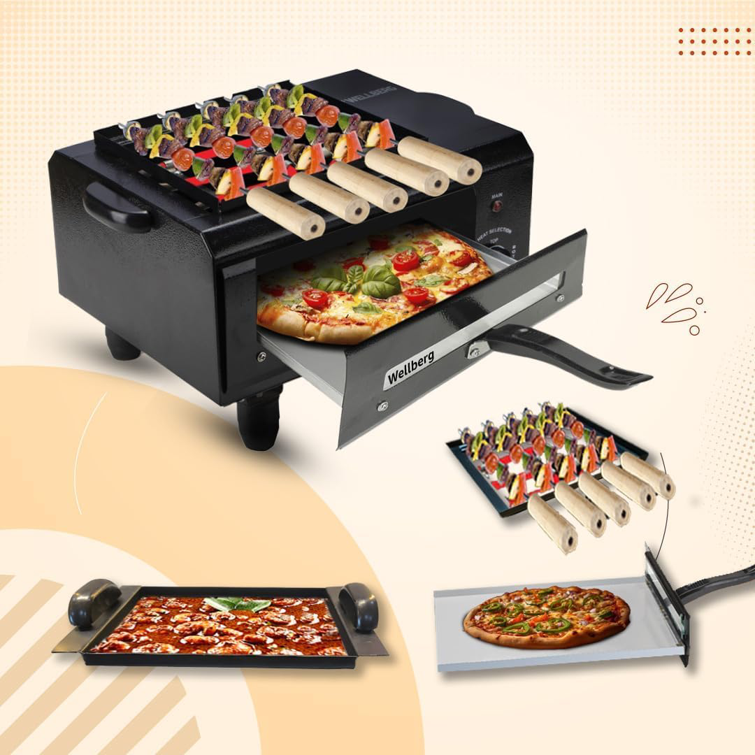 Wellberg 3-in-1 Electric Tandoor: Grill